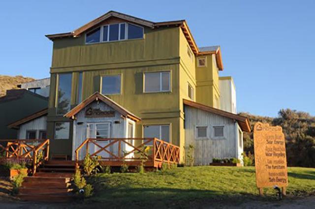 Del Nomade Hosteria Ecologica Puerto Pirámides Buitenkant foto